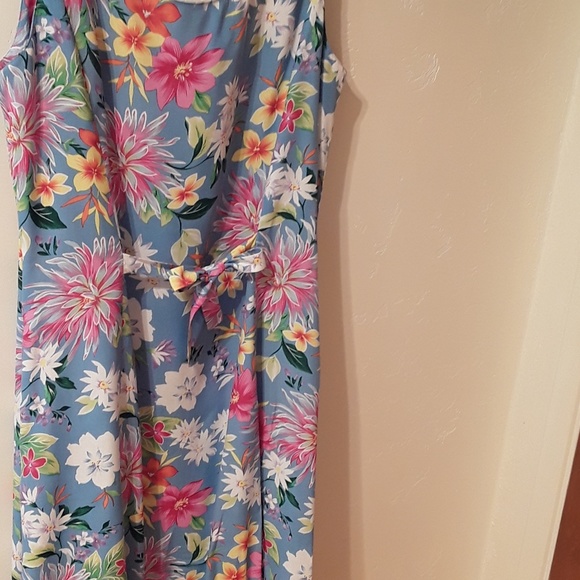 Long summer dress 100% rayon - Picture 4 of 4